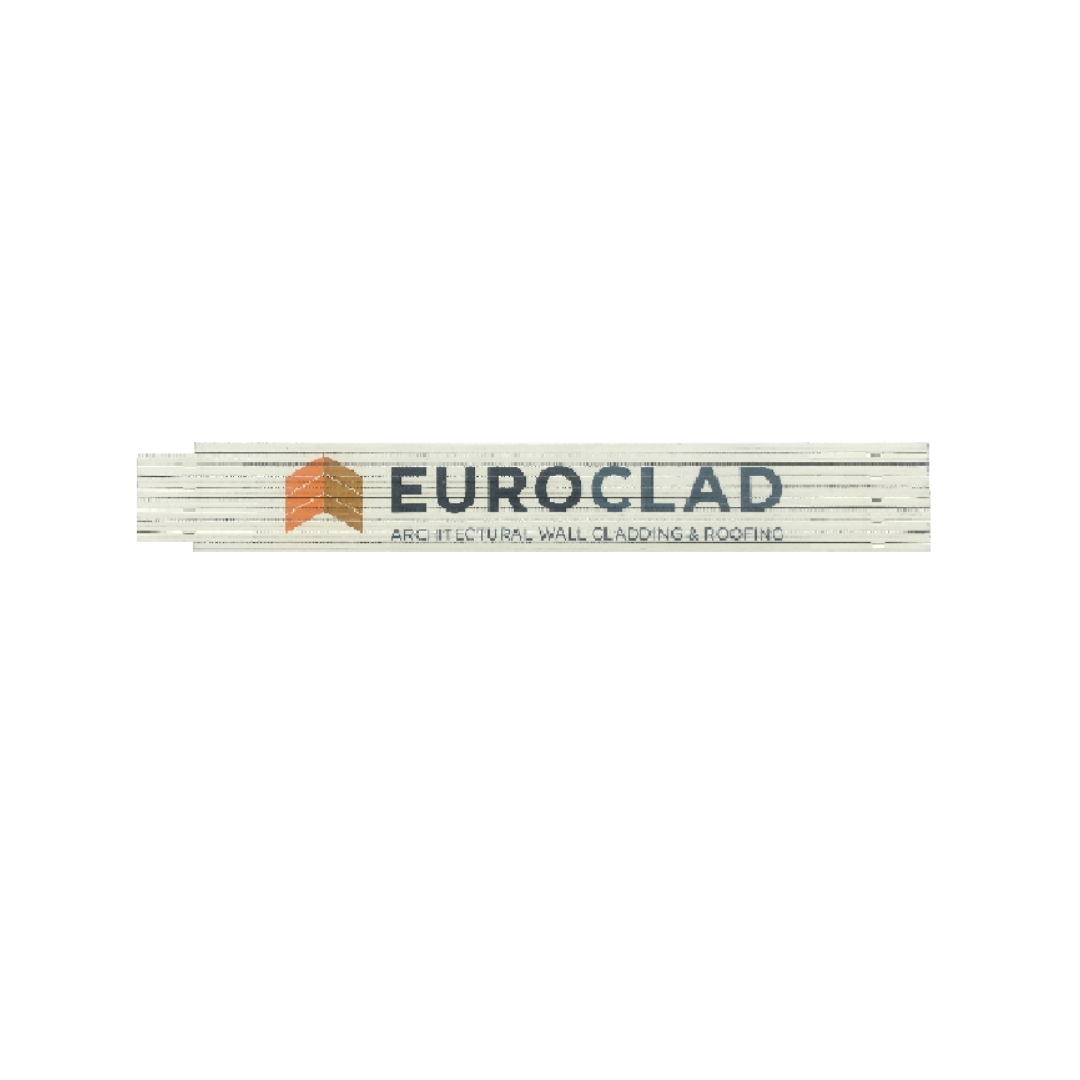 Euroclad 2m Folding Plastic Ruler 4003